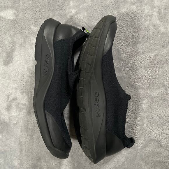 Oofos Oomg Shoes 10.5 Black Slip On Sport Recovery Cushioned Athletic Comfort - Picture 4 of 8